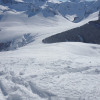 Snow covering the top of the San Glorio pass - 