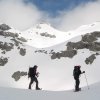 Snowshoeing below Pico Tesorero