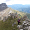 On the slopes of Valdecoro with the pastures of Aliva - 