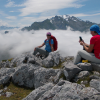 Above the cloud in the central massif - 