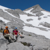 Still snow patches up high in the Picos - 