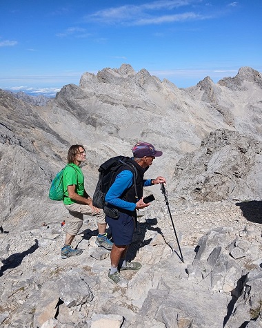 Horcados Rojos in the central massif