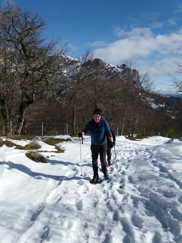 Snowshoeing
