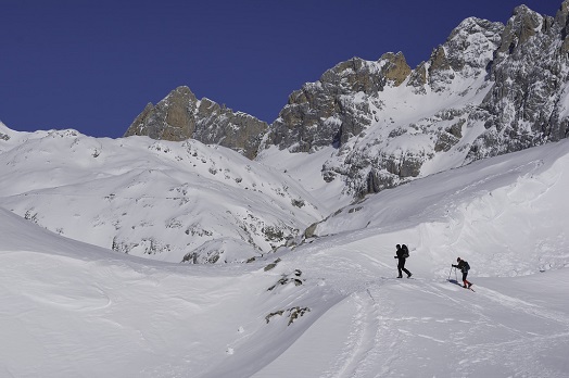 Snowshoeing in the central massif Snowshoeing in the central massif
