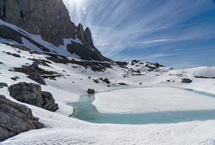 melting lake