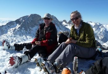 Lorraine and Steve in the central massif