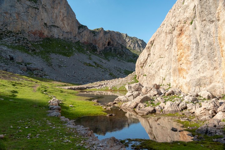 In the eastern massif
